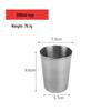 Stainless Steel Outdoor Logo Beer Mug - Single Layer Camping Juice Water Cup