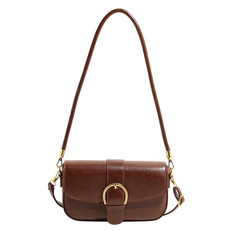 New Fashion Niche Design Popular Versatile Pin Buckle Small Square Bag Shoulder Crossbody Women's Bag