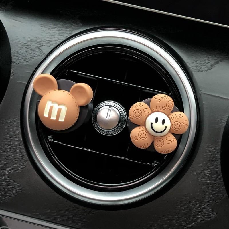 White Bear Brown Paw Set Aromatherapy Clip Car Ornament Decoration Accessories