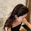 Simple U Shape Wavy Hairband Elastic Non Slip Hair Hoops with Teeth Hair Comb for Women Girls