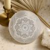 Selenite Charging Plate Mandala 8cm