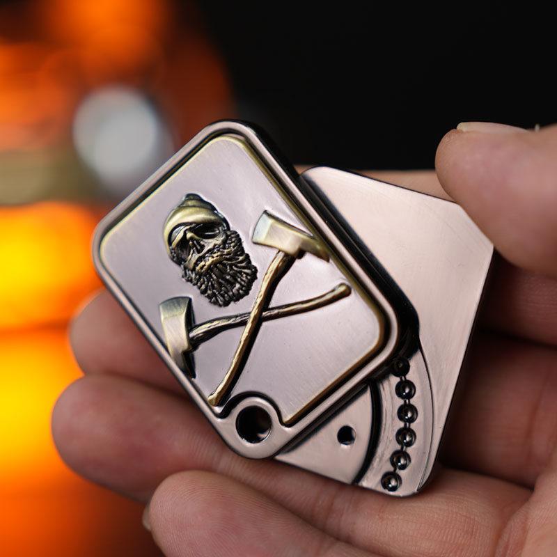 Magnetic Push Coin Fidget Mechanical Slider Metal Ratchet Wheel Pushing Card EDC Stress Relief Sensory Toy Adults Anti Anxiety