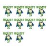 Portland Frog Protester Sticker Set Waterproof Vinyl Bumper Stickers Portland Rage Resistance Humor Frogs