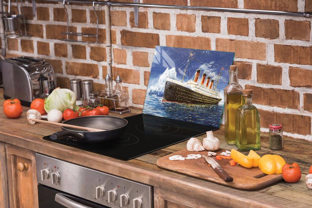 SZKLANA DESKA DO KROJENIA 40x30 TITANIC