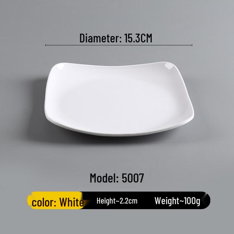 

Commercial Melamine 3-Compartment Boat Plate