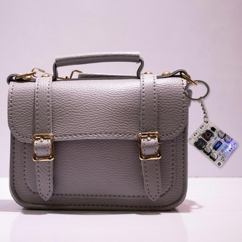 Mechanical Schoolbag Pendant Keychain Mechanical Metal Cool Circuit Board Charm For Boys Girls Vending Machine