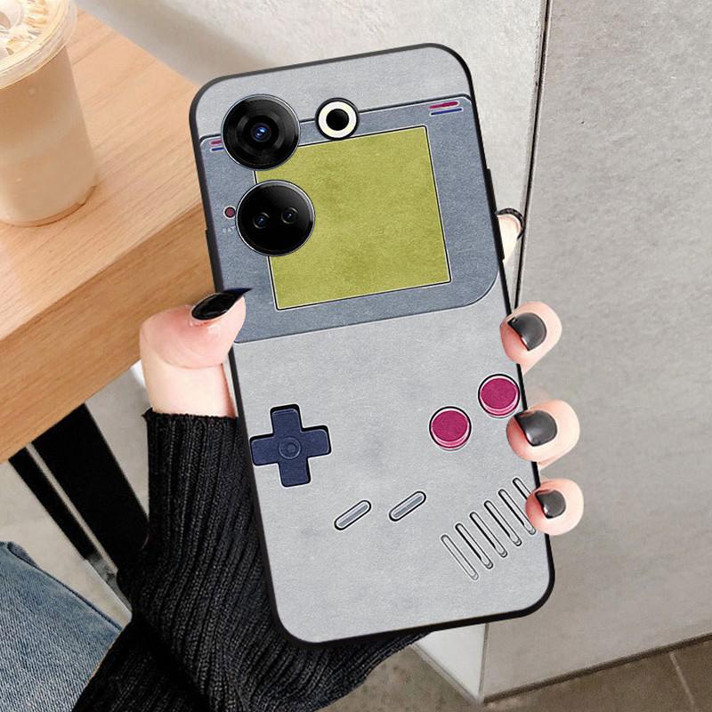 For Tecno Camon 20 4G Case Cover For Camon 20 Pro 4G Fundas Black Soft Silicone TPU Protective Phone Case Camon20 Shell Coque