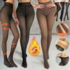 80/200/300G Woman Pantyhose Thermal Stockings Woman Fleece Tights Women'S Leggings Pantyhose Thermal Skin Black Stockings