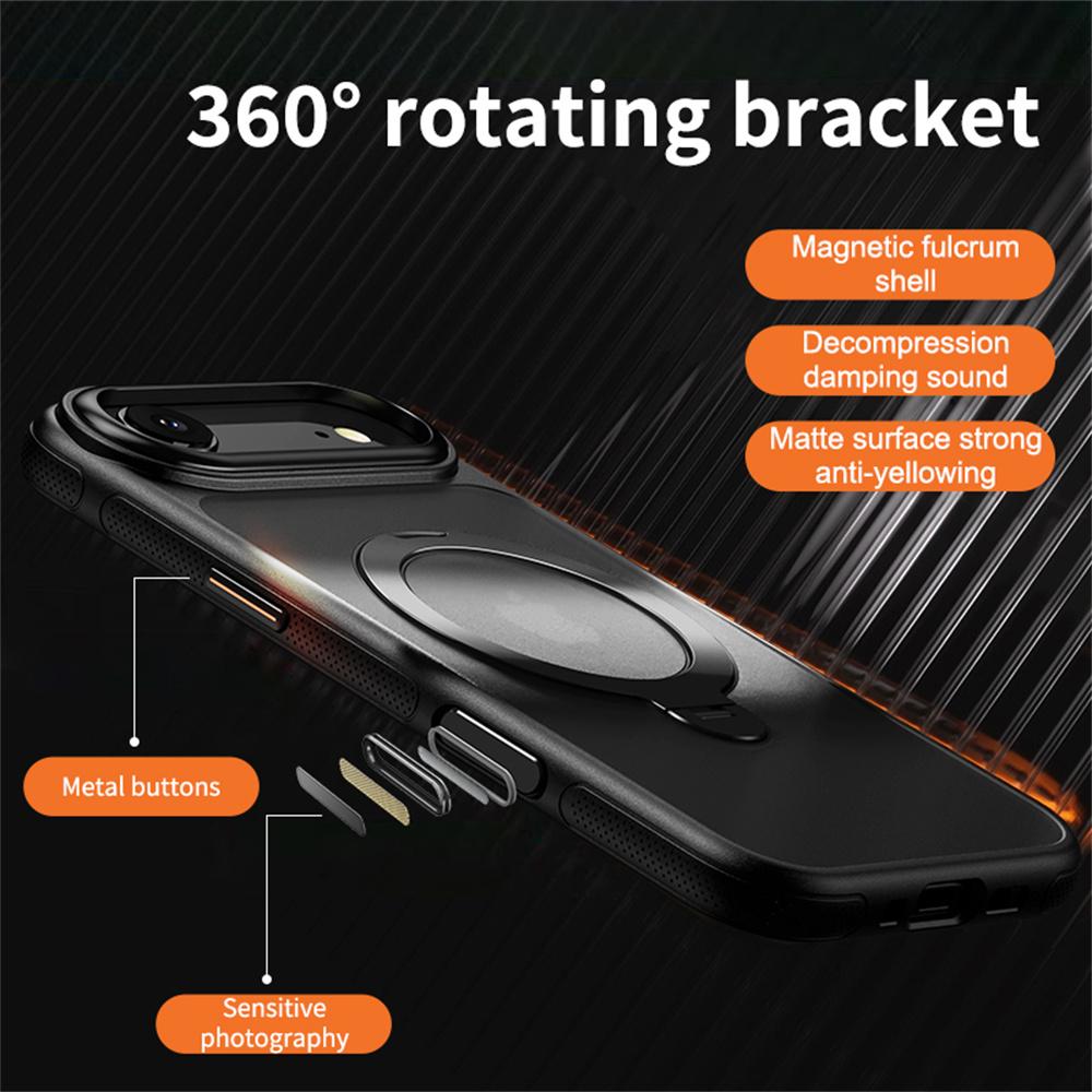 For iPhone Air Case Compatible with MagSafe Drop Proof TPU PC Kickstand Phone Cover