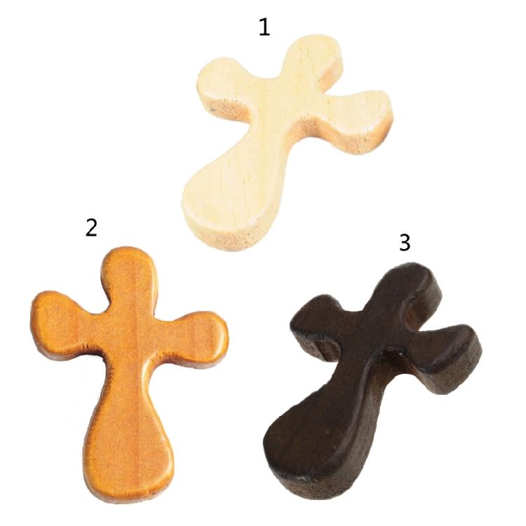 Wood Holding Crosses Prayer & Meditation Cross Religious Gift for Kids Adults