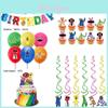 Colorful Roblox Rainbow Friends Theme Party Decorations Set With Balloons And Flag