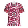 Spiritual Pattern 3D Printed T-shirt For Men Ethnic Floral T Shirt Women Round Neck Short Sleeve Summer Street Tees