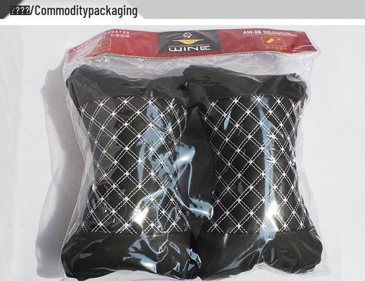 Universal Red Wine Car Neck Pillow & Lumbar Support Cushion for All Seasons, for Both Adults and Children.