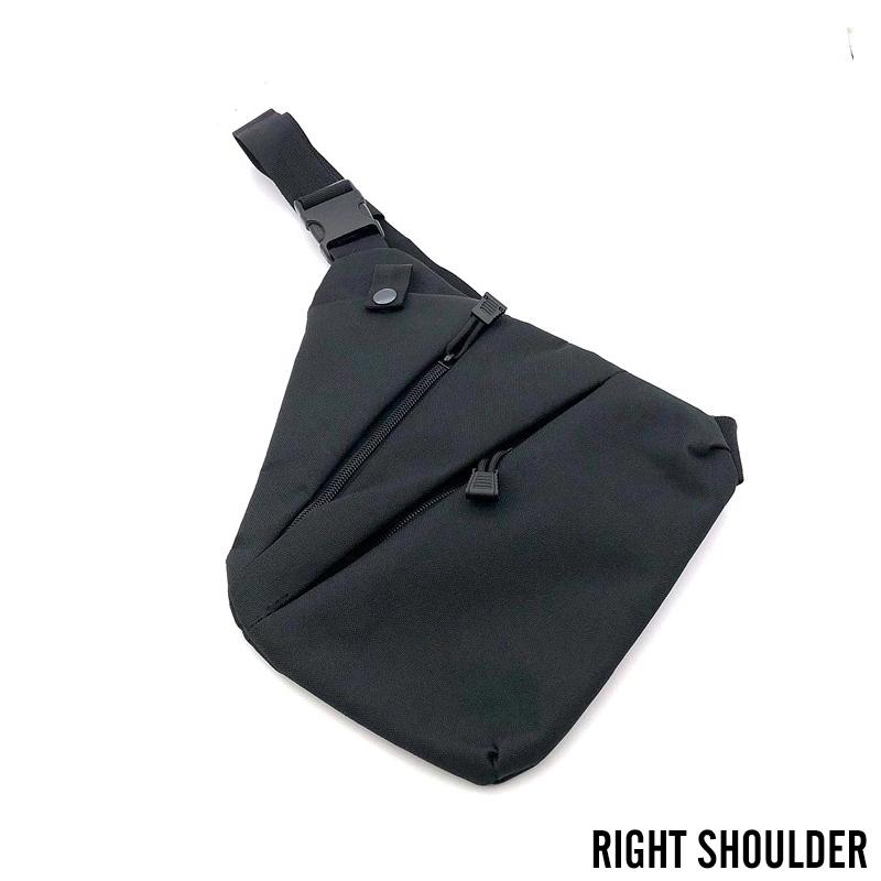 Multifunctional Concealed Storage Gun Bag Holster Men's Left Right Nylon Shoulder Bag Anti-theft Bag Chest Bag Hunting