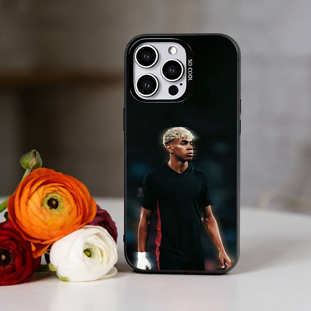 Custodia per Telefono L-Lamine Y-Yamal Per iPhone 17,16,15,14,13,12,11 Plus,Pro Max,XS,Colorata Argento Custodia per Telefono Funda Cover