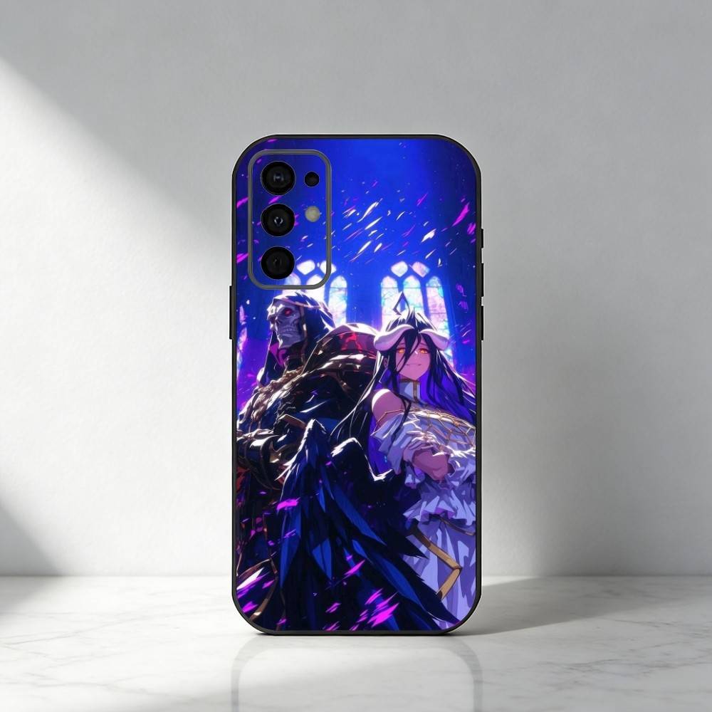 Anime O-Overlord  Phone Case For Samsung S25,S24,S21,S22,S23,S30,Ultra,S20,Plus,Fe,Note,5G Black Cover