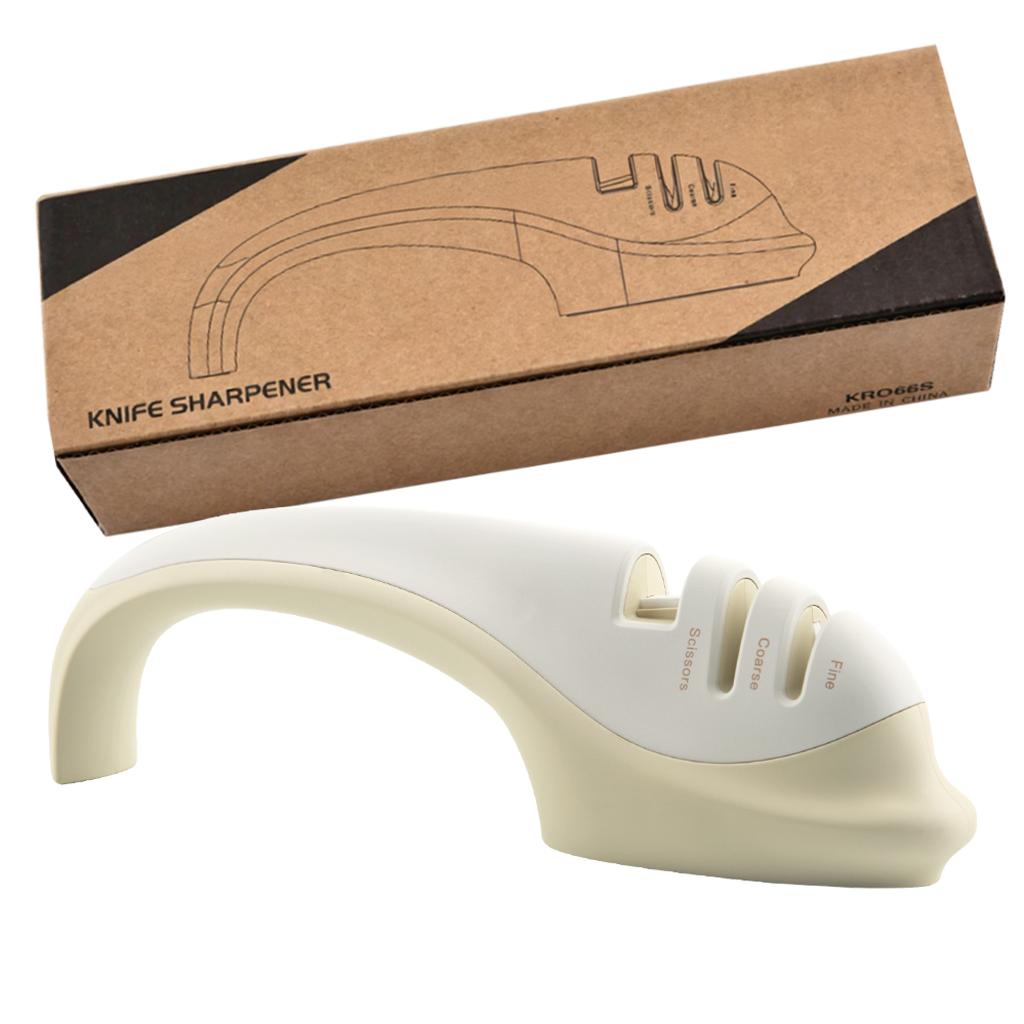 3-in-1 Kitchen Knife Sharpener Helps Repair Polish Blades for Kitchen Sccessories Kitchen Scissor Knife Sharpening