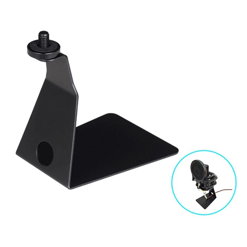 Microphone Shock Mount Mic Holder-Anti Vibration L Shaped Handle Holder Shockmount for Many Condenser Mics