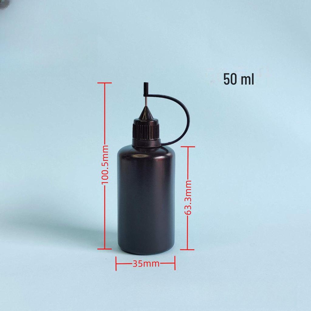 Quetschflasche aus PE-Kunststoff mit Loch für die Dosierung von ätherischen Ölen, Farben und Nadeln