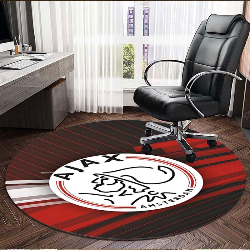 Ajax Print Runder Teppich, Waschbarer Bodenläufer, Für Eingangsbereich Studentenwohnheim Waschküche Büro Arbeitszimmer, Heimdekoration Geburtstags-Weihnachtsgeschenk