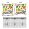 Kissenbezug Leopard & Tropische Blumen Mode Kissenbezug für Sofa Auto Heimdekoration Kissenbezüge