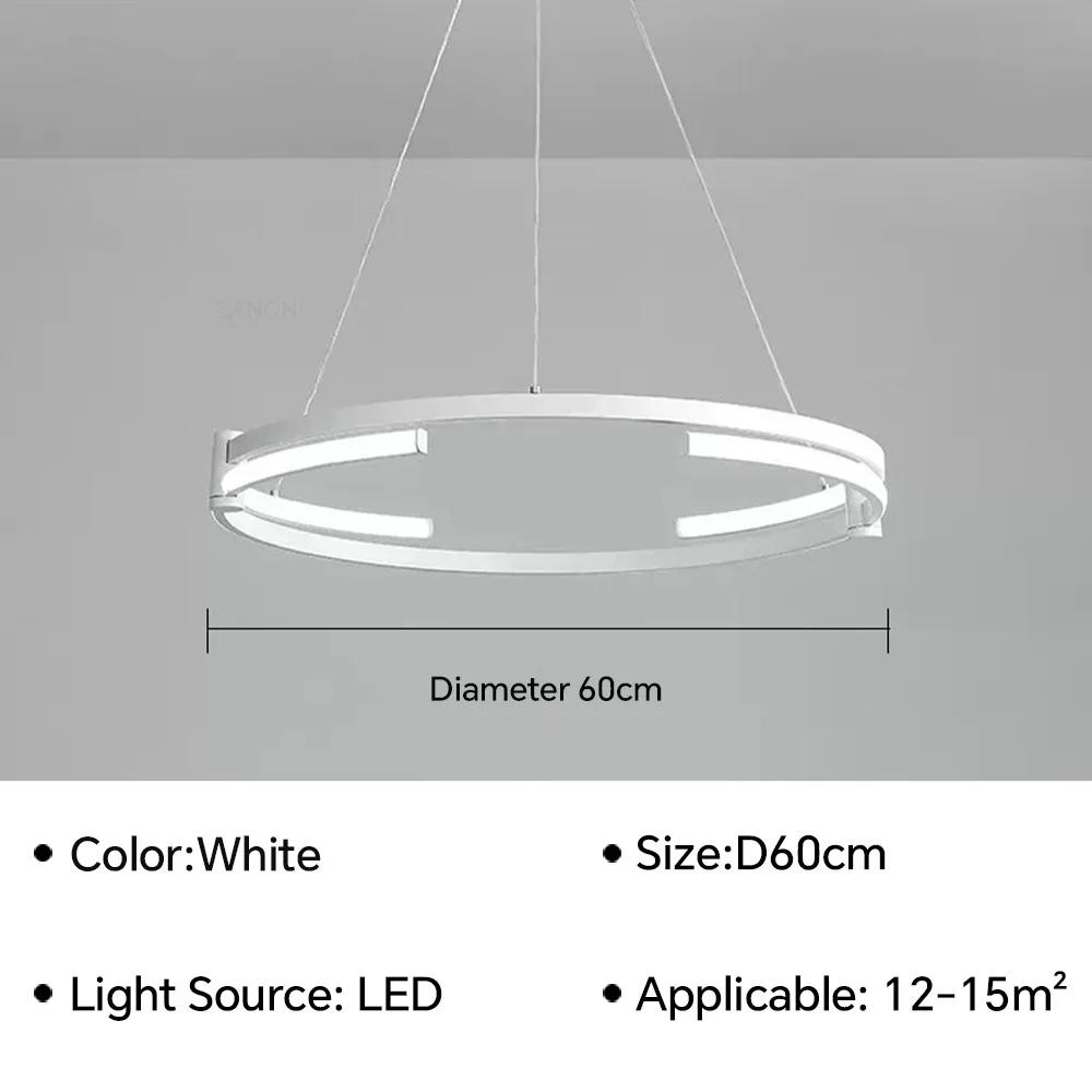 Modern LED Pendant Light Chandelier For Living Dining Room Bedroom Aisle Study Home Decor Lighting Fixture Simple Hanging Lamp