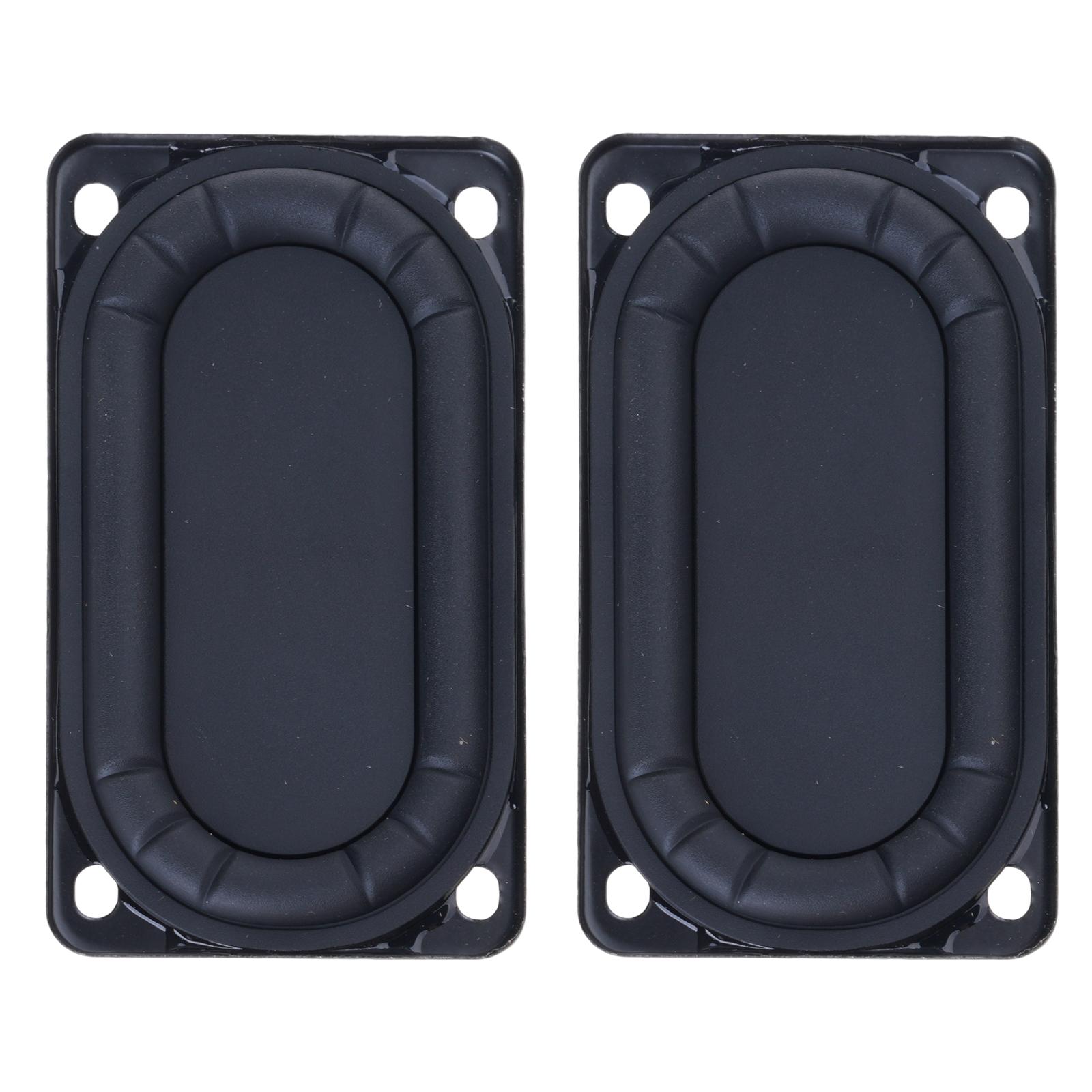 

Pack of 2pcs Rubber Speakers Diaphragm 50x90mm Passive Bass Resonating Membrane Vibration Membrane Diaphragm Set 1