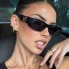 Small Box Retro Sunglasses Women, European and American Ins Trend Sunglasses Internet Celebrities Simple Casual Street Glasses Tide