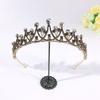 Baroque Retro Black Luxury Crown Bridal Tiara Wedding Dress Birthday Crown