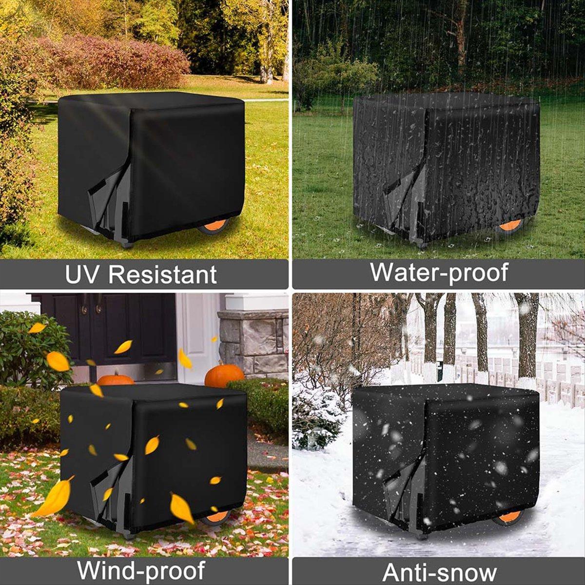 2025+ Outdoor Generator Cover 32x24x24 Inches,Dustproof and Waterproof Protection for Most Generators China Mainland