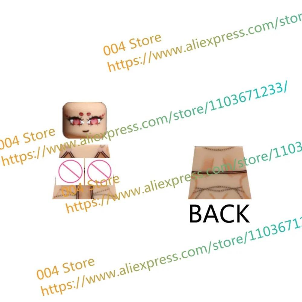 18+ Adult Building Block MOC Anime Action Figure Sexy Model Date Cartoon Swimwear Girl Hair Kit Ornament Toy Gift Collection F31