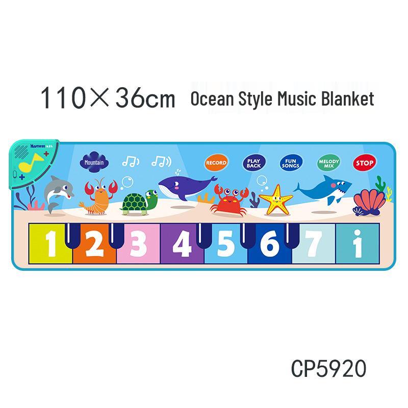 2022 Animal Music Baby Learning Piano Mat: Children's Dance Blanket Toy