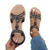 Fashion Women's Sandals Mix Color Women Summer Sandals Flat Heels Summer Shoes Woman 2025 Beach Footwear Female Retro Sandalias Mujer