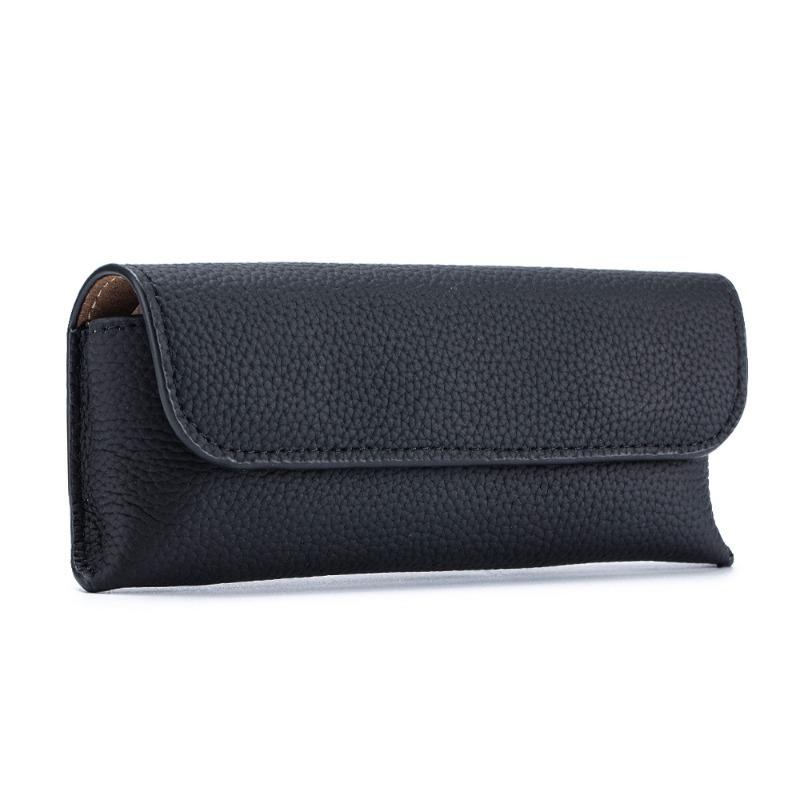 

New creative high-value glasses bag portable personalized sunglasses storage bag ins genuine leather sunglasses case men s and women s tide