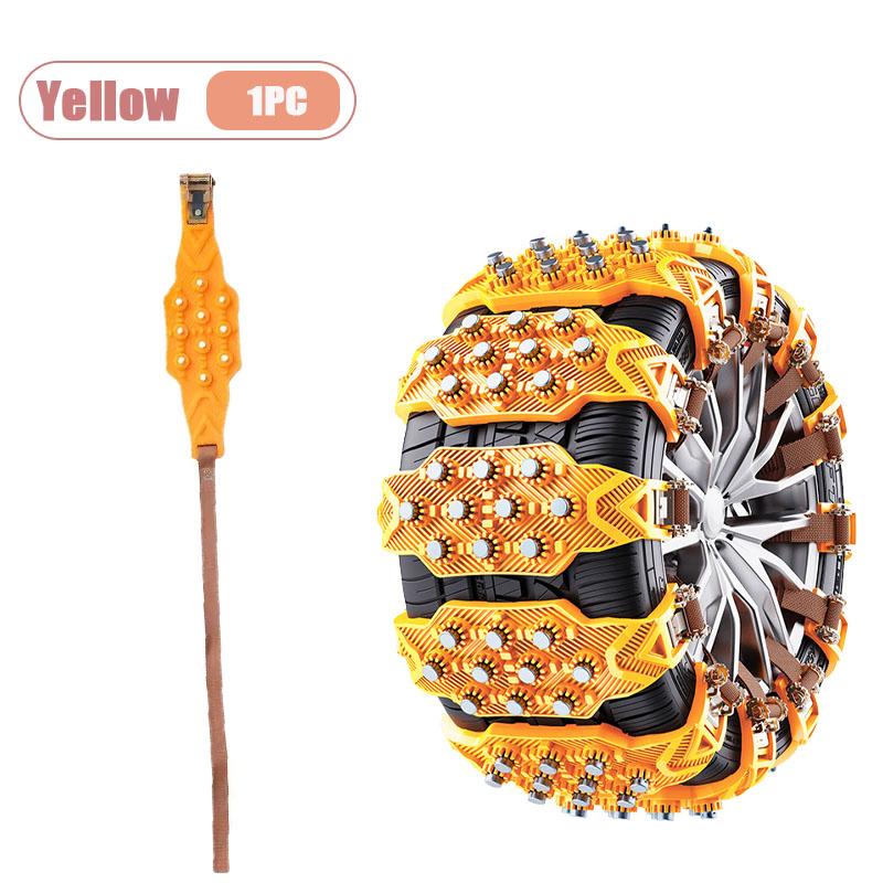 Snow Tire Chains for Car Universal Fit Non Slip Ice Traction Safety Chains for Winter Driving on Snowy Icy Roads SUV Sedan Van