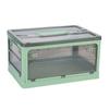 Plastic Folding Storage Box - Dustproof Quilt, Magazine, and Stationery Organizer for Home, Bedroom, and Dormitory.
