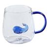 Handmade Glass Cup Animal Plant Shape Transparent Water Cup Cute Coffee Milk Drink Cup