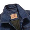 Herbstjacke, Herren Jeansjacke, Locker Übergröße, Einfache Freizeit-Arbeitsjacke