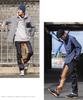 KOJIMA GENES Space Monkey Combo Pants Jeans Size 34 Men's Indigo/Black