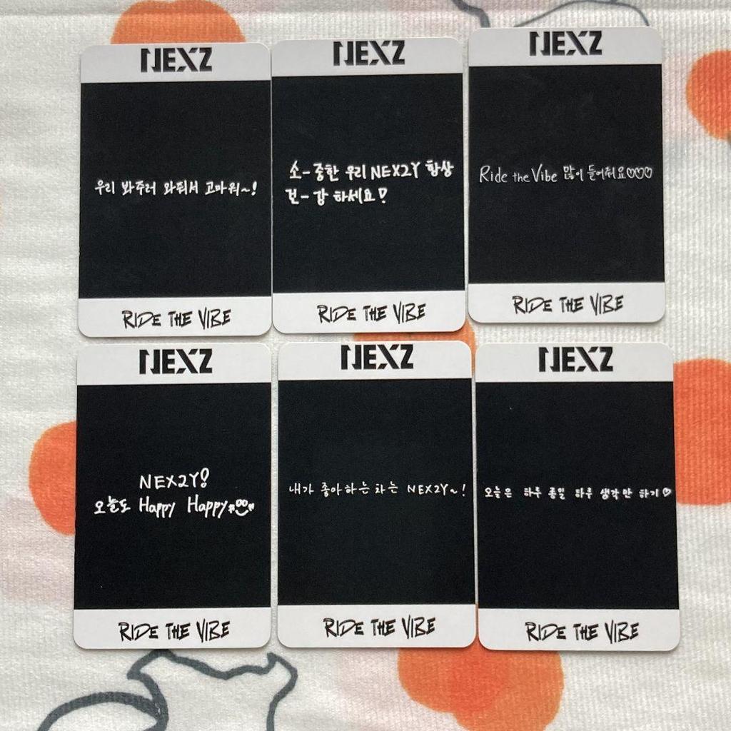 [USED] Korea NEXZ Ride the Vibe 2nd Week Set (6 discs)