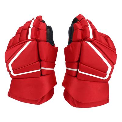1 Paar Rote Eishockeyhandschuhe Handschutz Erwachsenen Eishockeyhandschuhe für Rollschuhlaufen 8 Zoll