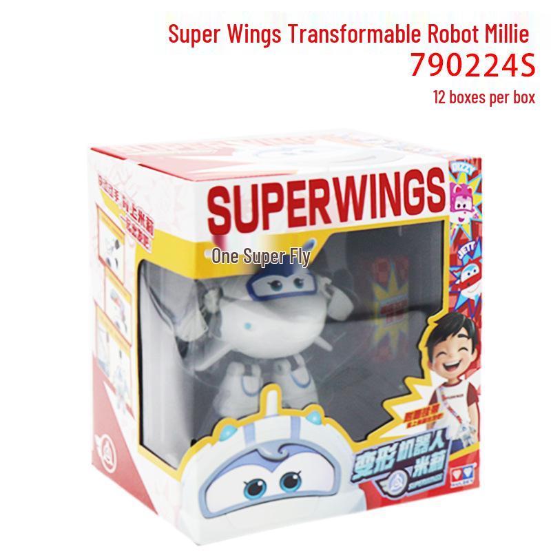 Super Wings Large Transforming Robot Set for Kids