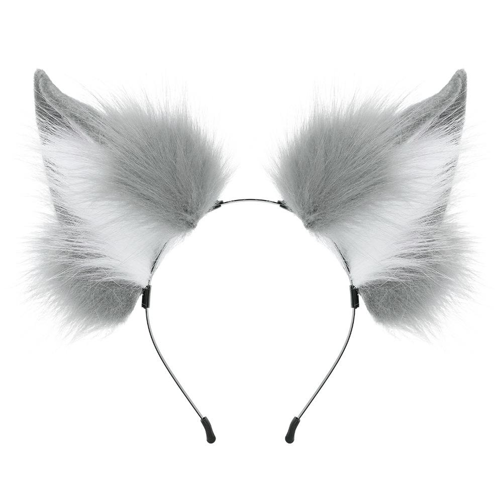 Set Fascia con Orecchie di Volpe e Coda Fatto a Mano - Carino Accessorio Cosplay per Tamamo-no-Mae