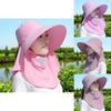Stylish Women Sunshade Hat With Neck Protection Spring Summer Outdoor Activities