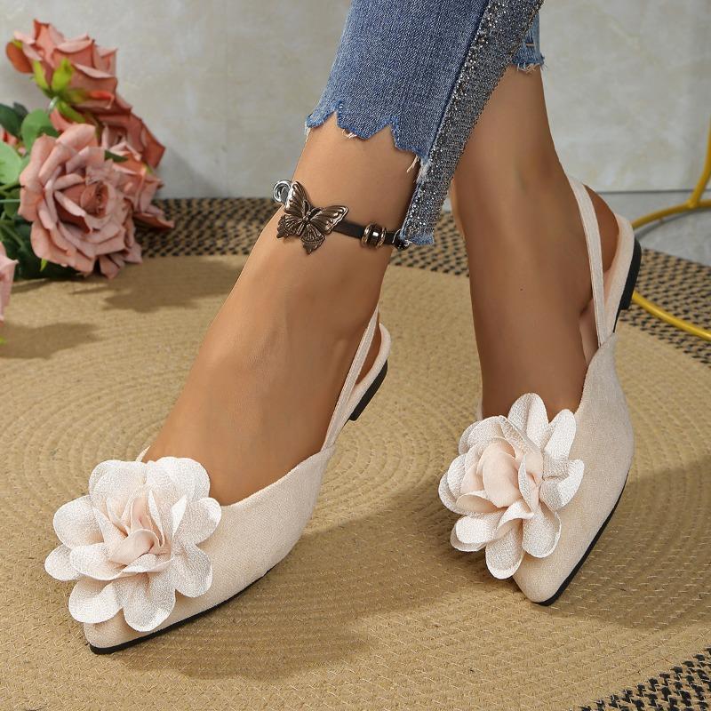 Fashion 2025 New Ladies Shoes Slip-on Women's Sandals Fashion Floral Dress Summer Plus Size Best Seller Comfortable Closed Toe Sandals