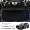 Car Trunk Cover Cargo Shield Cover for Honda CRV 2023 US Version Luggage Carrier Curtain Retractable Black Canvas