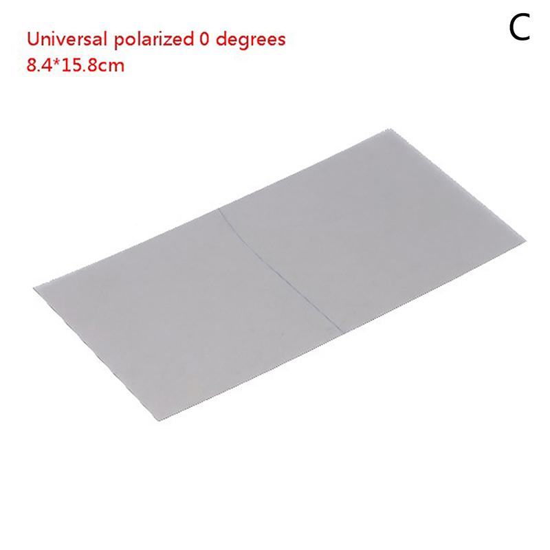 Verschiedene Größen Polarisationsfolie Polarisator Uhr Multimeter Rechner LCD-Display Reparatur Polarisation 0 Grad/90 Grad