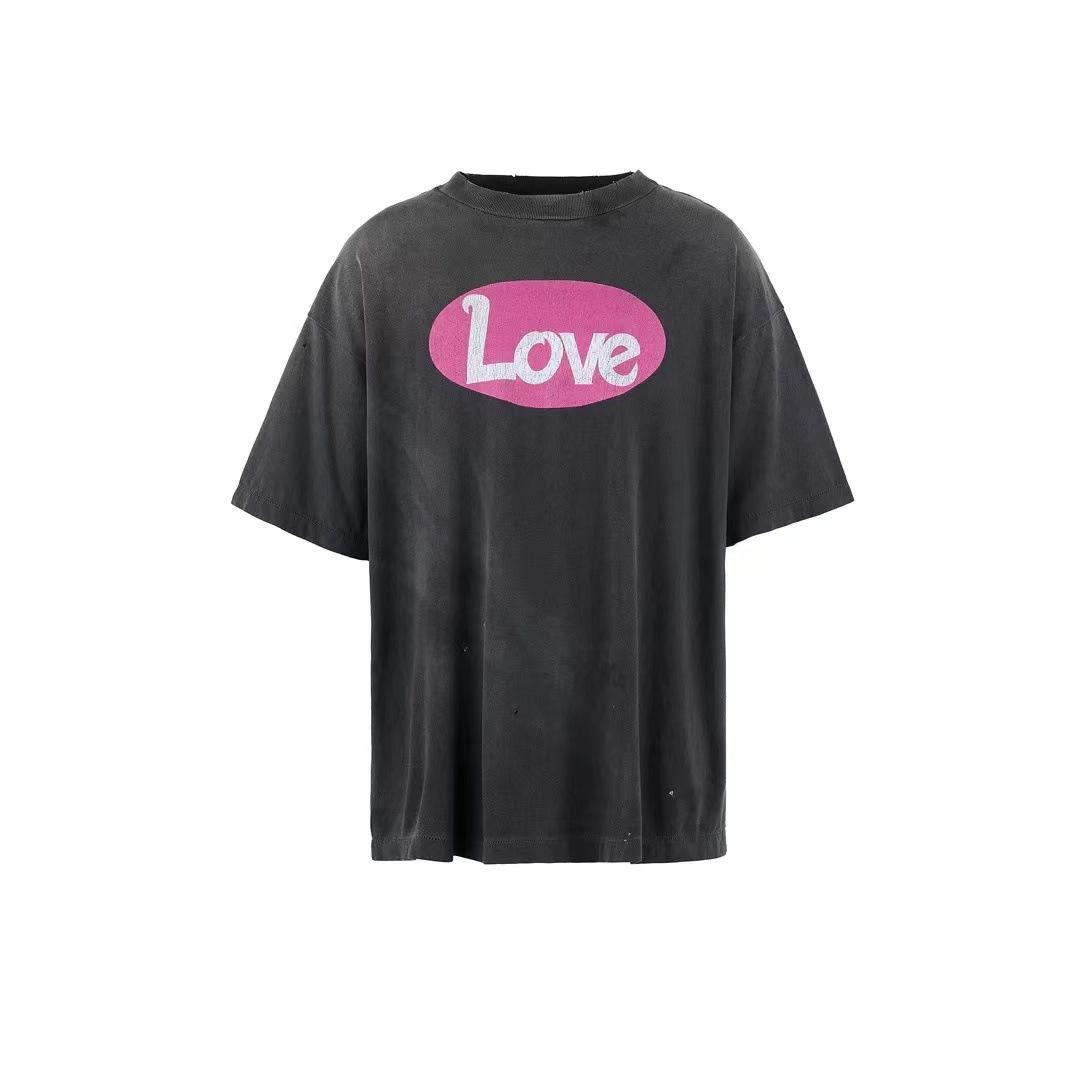 Skull Letter Print Short Sleeve T-Shirt Black And Pink S чёрный