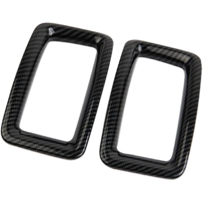 Korlot Carbon Fiber Air Vent Cover AC Outlet Trim Kit Interior for Chevrolet Colorado 2015-2022 for GMC Canyon 2015-2022