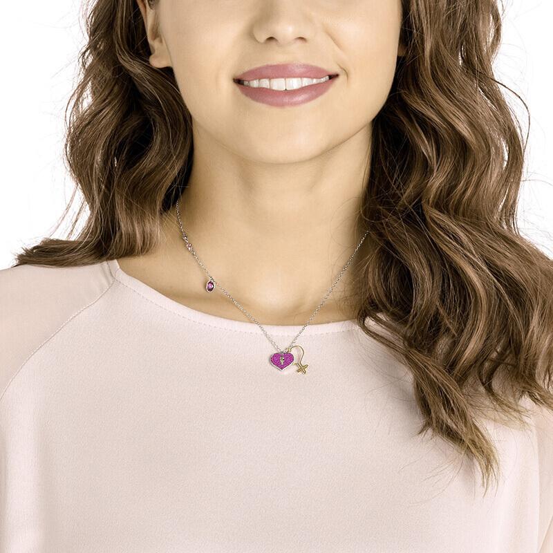 Swarovski Mine Vitality Youth Heart Pendant Necklace Women necklace Platinum-Plated 5409469